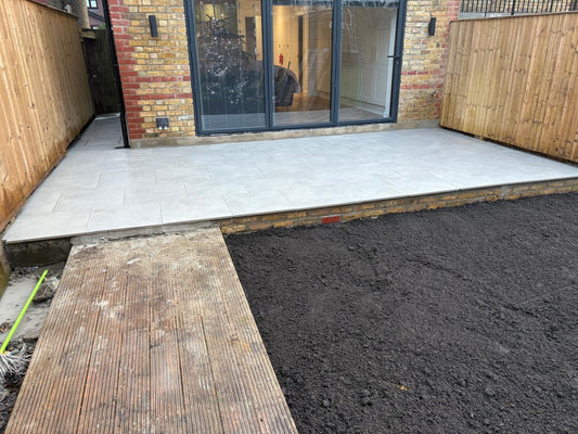 Bickley Outdoor Upgrade – New Porcelain Patio Laid December 2025